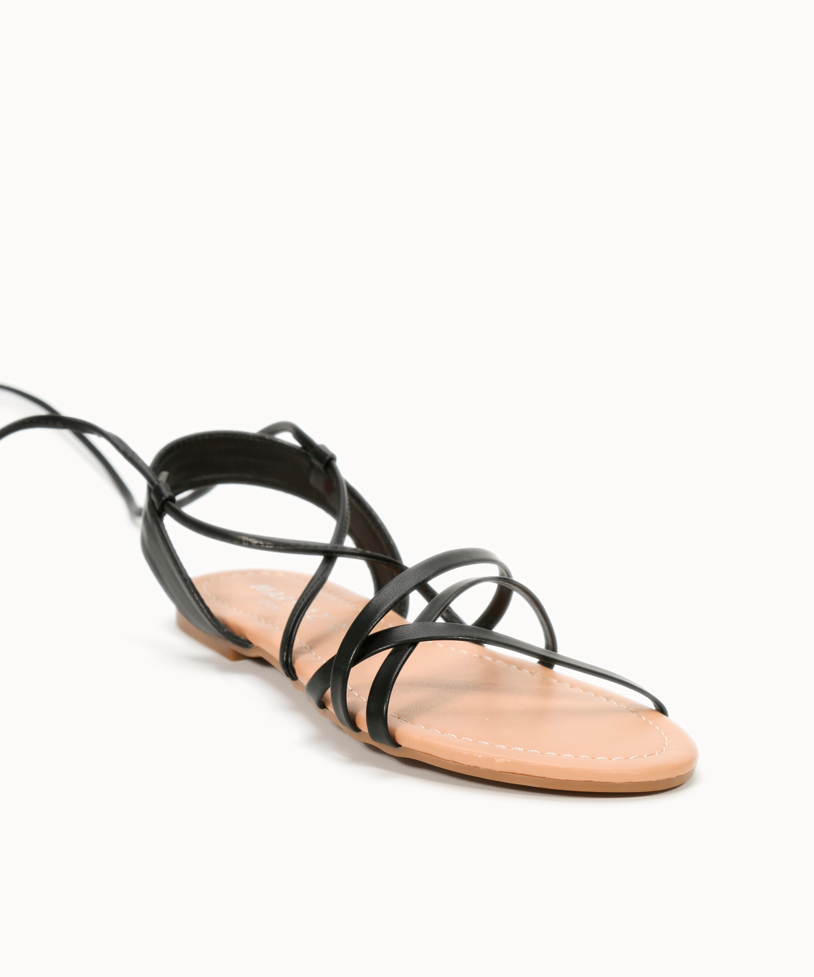 Sandalia plana atada al tobillo image number null